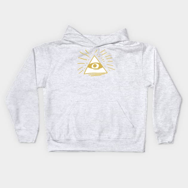 the eye Kids Hoodie by Conqcreate Design